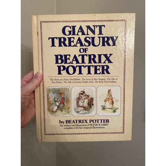 Giant Treasury Of Beatrix Potter Hardcover Book 1984 By Derrydale Books - Picture 1 of 8